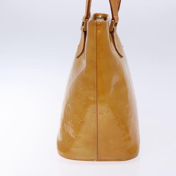 LOUIS VUITTON Monogram Vernis Houston Hand Bag Beige M91004 - Picture 4 of 13